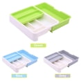thumbnail image 4 of Mistaha Drawer Cutlery Organizer Fork Chopstick Spoon Extendable Adjustable Disassembled Multi-Purpose Kitchen Dinning Room Bedroom, 4 of 8