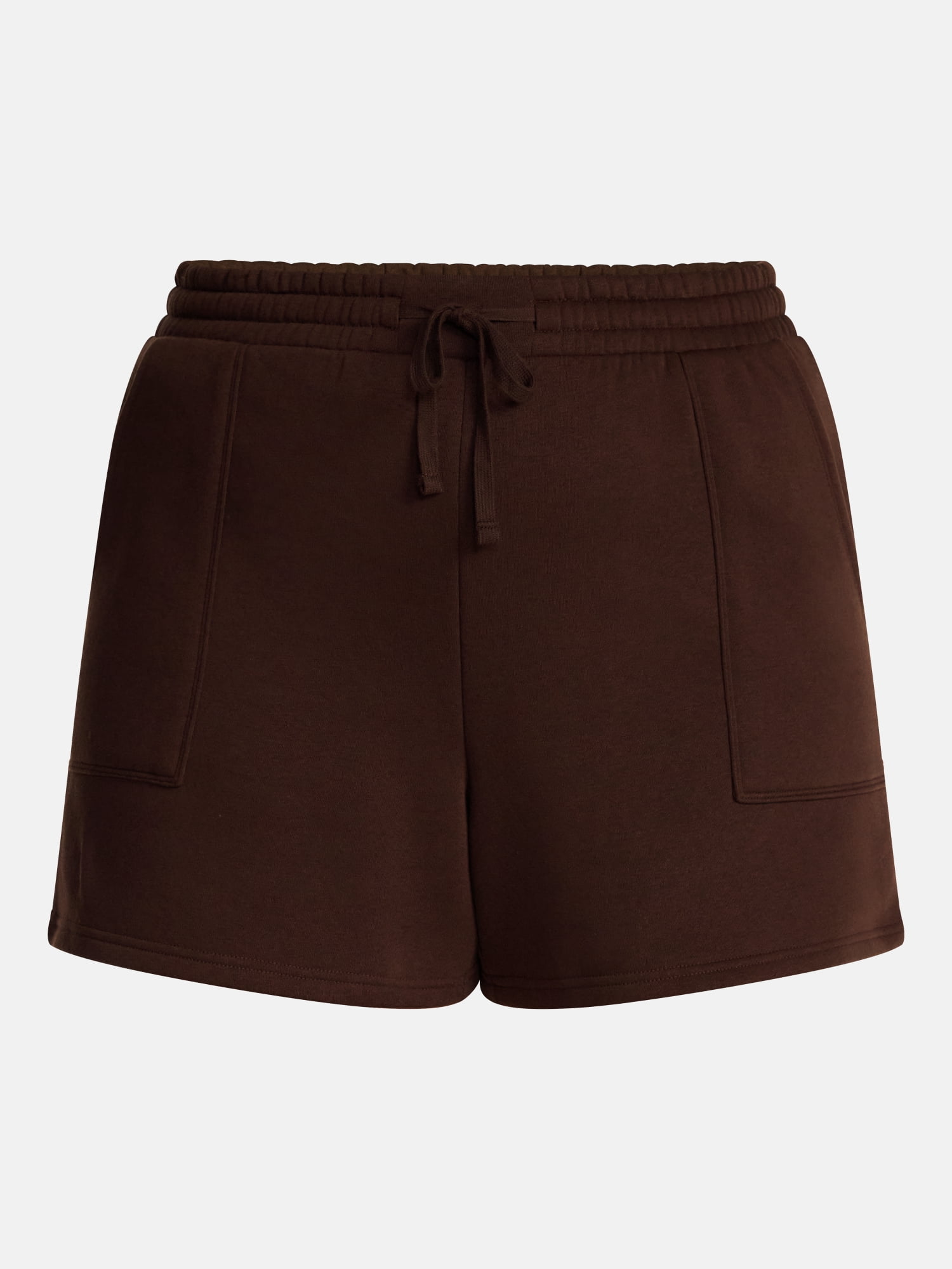 Terra & Sky Women's Plus Pull-On Fleece Short, Sizes 0X-5X