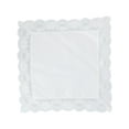thumbnail image 2 of CTM  Bridal Dress Lace and Linen Handkerchief (Women), 2 of 3