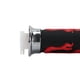 thumbnail image 3 of PUÑO SET RODA NEGRO FLAMAS ROJAS TAPA CROMO SUSTITUYE A 39-5528-001, 3 of 3