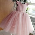 thumbnail image 6 of Gubotare Baby Girl Wedding Guest Dress Toddler Baby Flower Girls Sequins Bowknot High Low Tutu Dress Lace Princess Pageant Wedding Birthday Party Formal Gown (Pink,Size 3-4 Years), 6 of 6