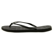 Havaianas BLACK/SILVER Slim Pin Tribal Flip-Flops, US 7-8, BR 37-38