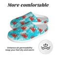 thumbnail image 6 of Goofa Crab Swims In The Ocean Print Womens Mens Cotton Lightweight House Slippers , Washable Home Slippers,Indoor Comfy Bedroom Cozy Slippers-46/47, 6 of 7