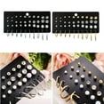 thumbnail image 2 of Aellinatey Beautiful Metal Ball Crystals Stud Earrings 20 Pairs Earrings for Daily Wear, 2 of 13
