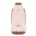 thumbnail image 2 of Cojín para asiento de automóvil, peluche de conejo de invierno, peluche de burbujas, cálido, cojín de asiento universal de cinco plazas para hombres y mujeres, 2 of 2