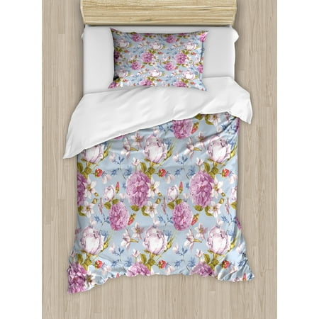 watercolor duvet cover set