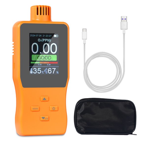 TOPTES 4 in 1 Gas Leak Detector Guard-101 ,Gas Monitor for H2S, CO, LEL ...