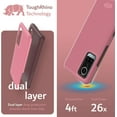 thumbnail image 2 of TUDIA MergeGrip Blu Bold N2 Case Dual layer Raised Edge Tough Heavy Duty - Smokey Pink, 2 of 6