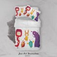 thumbnail image 1 of 3D Cartoon Animal Monsters Pattern Quilt Cover Set Bedding Set Duvet Cover, 1 of 3