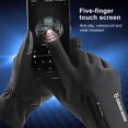 thumbnail image 3 of Guantes Ciclismo Esquí Pantalla Táctil Invierno Cálidos para Hombres Y Mujeres (M), 3 of 9