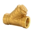 thumbnail image 1 of Forged Brass YStrainer, Brass Filter, DN15/DN20/DN25 Internal Thread YShaped Brass Screen Filter Valve Connection For WaterOil Separation(A), 1 of 5