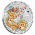 thumbnail image 3 of 2024 AUS 1/2 oz Silver Golden Lunar Dragon BU (Cap, SIII), 3 of 3