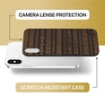 thumbnail image 6 of Case Yard Wooden Case for iPhone-X Soft TPU Silicone cover Slim Fit Shockproof Wood Protective Phone Cover for Girls Boys Men and Women Supports Wireless Charging Aztec Pattern Design, 6 of 7