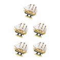 thumbnail image 2 of Matsuzay Barco de de náutico, artesanía de hecha a mano, modelo de barco Retro, decoración de madera, velero, regalo de cumpleaños, Type4 NO4 Matsuzay CBP056765, 2 of 4