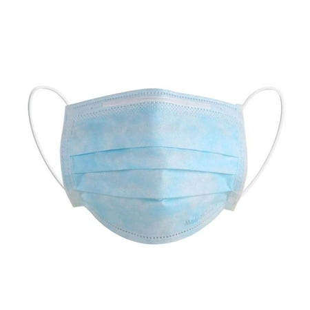 50 PCS DISPOSABLE 3-PLY LAYER SANITARY MASK MEDICAL DENTAL EARLOOP FACE COVER