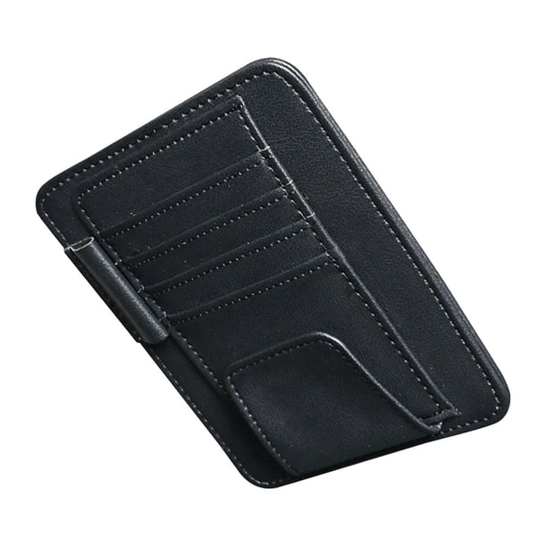 Organizador de gafas para visera solar para accesorios interiores de automóvil Atto 3 fácilmente Negro