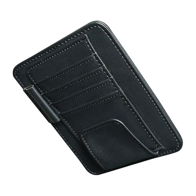 Organizador de gafas para visera solar para accesorios interiores de automóvil Atto 3 fácilmente Negro