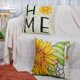 thumbnail image 5 of Funda de almohada con diseño de gnomo de girasol amarillo, 18 x 18 cm, con flores de primavera, funda de almohada de girasol de verano, funda de almohada decorativa, decoración rústica para sofá,, 5 of 6