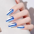 thumbnail image 3 of SDOHIG Metal Mirror Nail Polish, Quick-Dry, No-Bake, High-Shine Chrome Finish, Blue, 7ml, 3 of 5