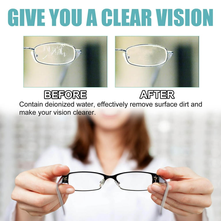 Eyeglass Lens Cleaning Spray, Eyeglass Lens Scratch Remover, Eyeglass Lens  Scratch Repair Agent, Eyeglass Lens Blur refurbishment Polish