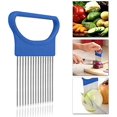 thumbnail image 2 of 2PCS Food Slicer Assist - Food Chopper Slicing Assist Cebolla Rack Slicer, Cortar utensilios de cocina Cebolla pelador Utensilios de cocina Rack Cutter TUNC Sencillez, 2 of 4
