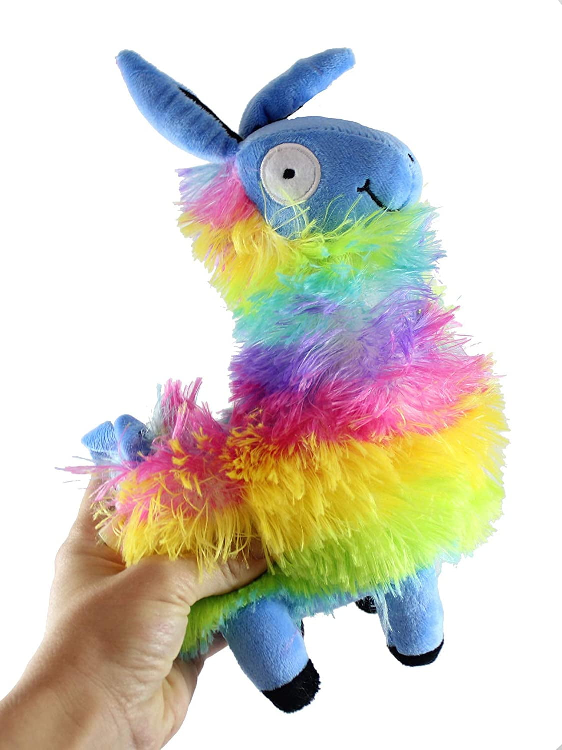 6" TY Beanie Boo Rainbow Multicolor Llama Lola Glitter Eyes 2019 New Plush Toy 