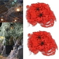 thumbnail image 4 of XIANXIAN 6 Colors Halloween Spider Webs Fake Spider Web Toy with Mini Plastic Spider Haunted House Decoration Props Halloween Party Supplies, 4 of 5