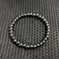 thumbnail image 2 of 1PCS hinchazón tobillera negro para los hombres tobillo pulsera ajustable imán tobillera de piedra natural, 2 of 3