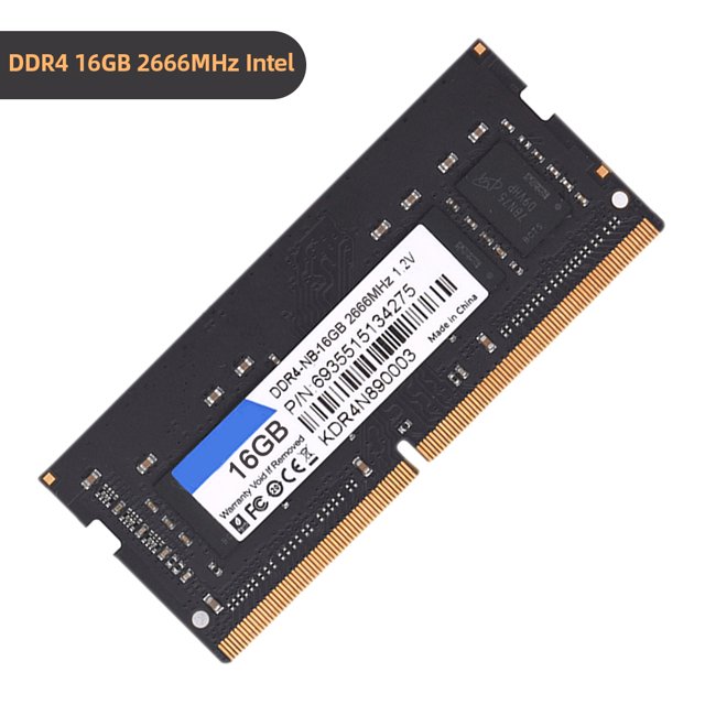 Memoria DDR4 para portátil Memoria RAM para portátil (DDR4 16 GB 2666 MHz Intel) Likrtyny Para estrenar
