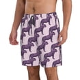 thumbnail image 2 of Goofa Leopard Print Printed Mens Swim Trunks Summer Quick Dry Short Beach Swimwear Bathing Suits-XX-Large, 2 of 9
