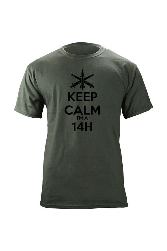 Classic Keep Calm I'm a 14H Army MOS T-Shirt