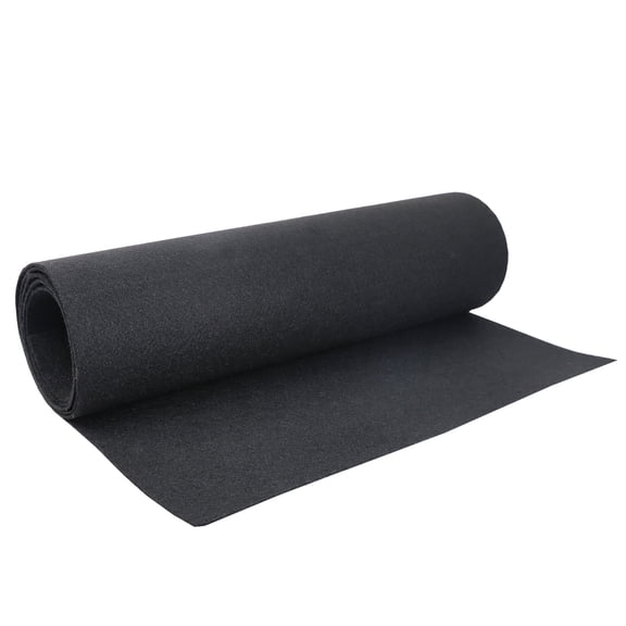 Automotive Carpet & Flooring Stain Resistant, Tear Resistance, 24" x 78", Black
