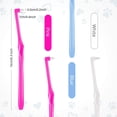 thumbnail image 4 of 3 Pieces Small Pet Toothbrush Tufted Toothbrush End-Tuft Toothbrush Tapered Trim Toothbrush Mini Single Head Ended Pet Toothbrush for Small Dog Cat, 4 of 7