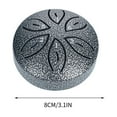 thumbnail image 3 of Wadada Buddha Stones Mini Steel Tongue Drum 3 Inch Sound Healing Drum Instrument, Mini Handpan Drum, 6 Note Worry Free Drum, Handpan Drum, Education Entertainment Meditation Yoga Zen Gifts, 3 of 5