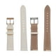 thumbnail image 4 of Correas de reloj de piel de vaca Unique Bargains para hombres y mujeres, correa de reloj de 20 mm, correa de piel de vaca de grano blanca, 4 of 6