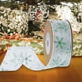 thumbnail image 5 of 2 Pcs Snowflake Ribbon DIY Gift Wrap for Wreath Valentine', 5 of 9