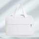 thumbnail image 4 of Lindo bolso cosmético de viaje de pana de gran capacidad para mujeres y niñas (blanco), 4 of 8
