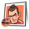 thumbnail image 2 of Diamond Painting 5D DIY Full Round Drill Q-version Football Star Decor (VIP804) FLhrweasw Nuevo, 2 of 9