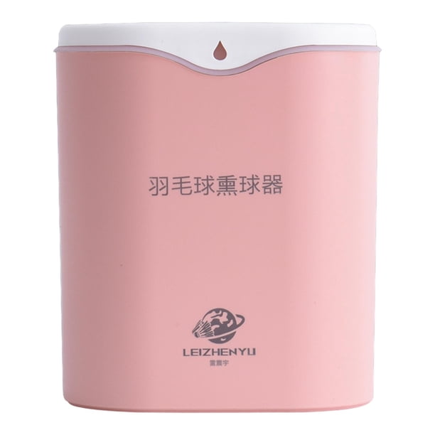 Vaporizador de pelotas de bádminton con cubierta humidificadora Rosa