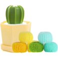 thumbnail image 1 of Stainless Steel Sponges, Cactus Wire Brush Cleaning Tools Storage Box With Handy And Beautiful Handle For Kitchen Living Room Doing Dishes Wok Stove, 1 of 5