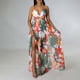 thumbnail image 3 of WILLBEST Vestidos de Verano 2025: Vestido Largo con Estampado Floral para Mujer, Elegante Vestido de Verano con Cuello Halter Francés En Tallas Grandes. Grande, 3 of 3