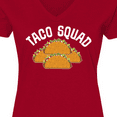 thumbnail image 4 of Inktastic Taco Squad Women's V-Neck T-Shirt, 4 of 5