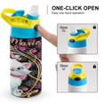 thumbnail image 4 of The Aristocats Kids Water Bottle with Silicone Straw And Spill-Proof Lid, Stainless Steel Double-Wall Vacuum Insulated Water Bottles for Boys Girls, 4 of 8