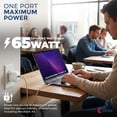 thumbnail image 2 of OXAA Ensemble de Recharge Rapide GaN 65W USB-C pour iOS et Android – Comprend un Câble USB-C vers C de Qualité Supérieure Compatible avec Ordinateurs Portables, MacBooks, iPhone, Samsung, iPads et Appareils Compatibles USB-C, 2 of 7