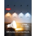 thumbnail image 5 of Non-Dimmable GU10 LED Light Bulbs, 2700K Soft Warm Light GU10 Bulb Replacement for Recessed Track Lighting, 4W LED Bulbs with 100°Flood Beam for Kitchen, Range Hood, Living Room, Bedroom, 3 Pack, 5 of 9