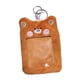 thumbnail image 2 of Portatarjetas de peluche con llavero de álbum, tarjetero para tarjetas de crédito y de identificación para mujer Marrón, 2 of 7