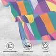 thumbnail image 5 of Yayeee 100% Cotton Hand Towels for Bathroom 16" x 28" Soft Absorbent Kitchen Towel, Colorful Wavy Pattern, 5 of 7