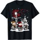 thumbnail image 1 of Merry Christmas Snowman Leopard Buffalo Red Plaid - Camiseta para hombre y mujer, 1 of 2