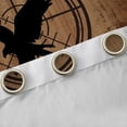 thumbnail image 4 of Homewish Wildlife Eagle Animal Curtains Pack of 2 (42x84 Each) for Men, Western Lake House Curtains Blackout, Rustic Farmhouse Branches Bedroom Curtains, Black Out Curtains Bedroom Decor, 4 of 6