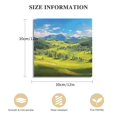 FUMJ Mountains Trees Field Wall Art Printed Canvas Home Decor for